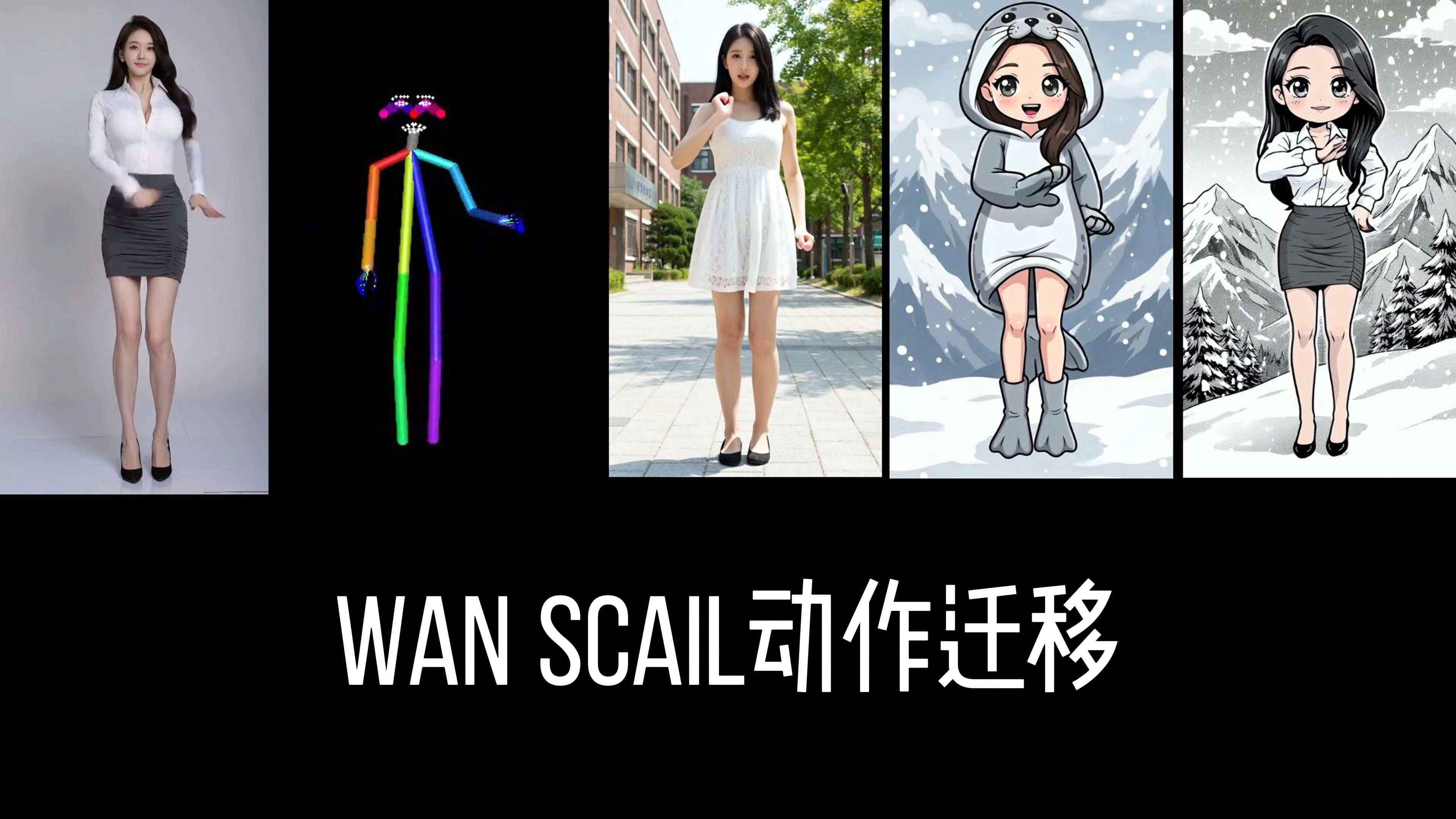 wan2.1-scail动作迁移