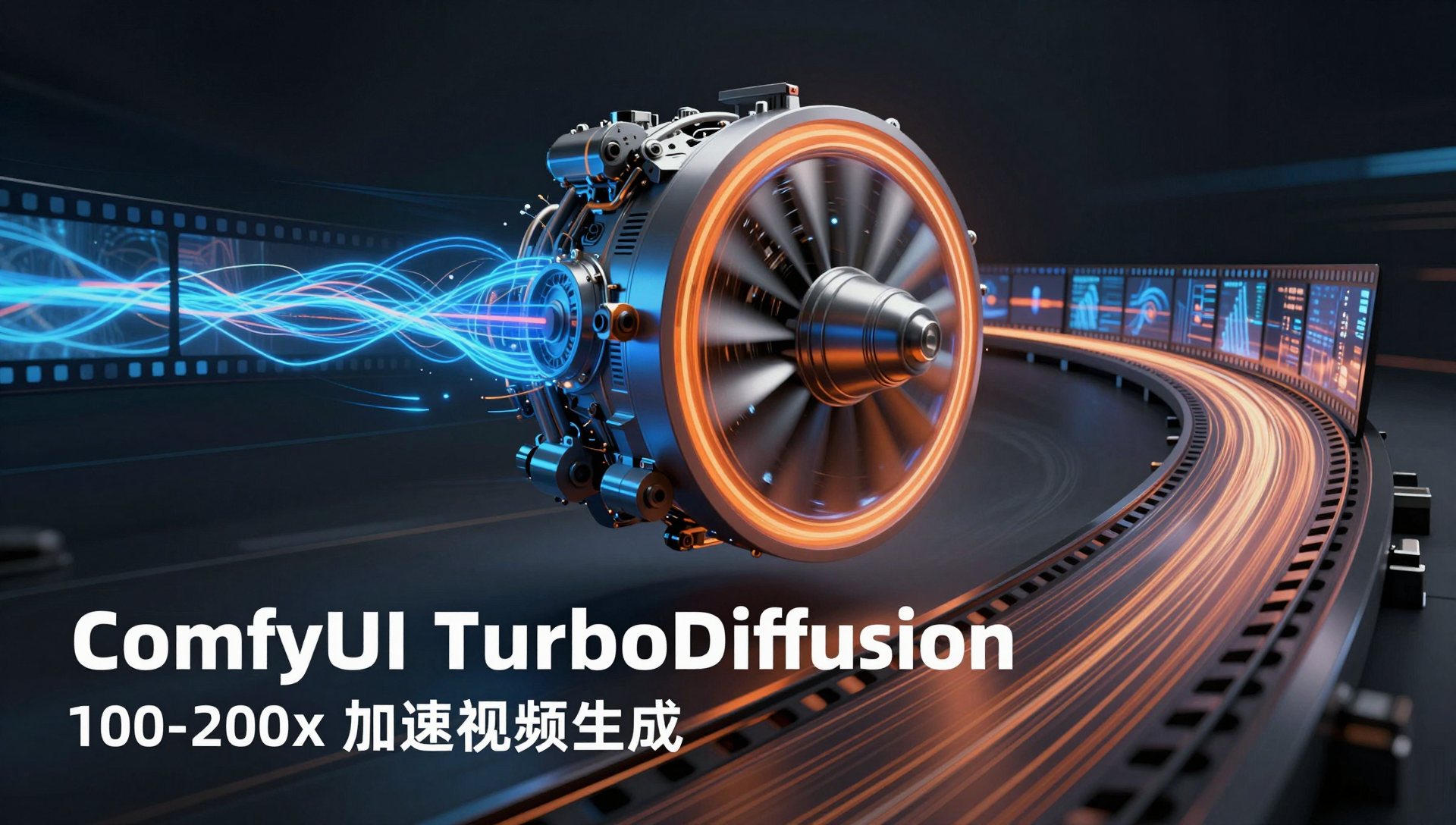 TurboDiffusion 100–200×加速ComfyUI-Wan图到视频生成