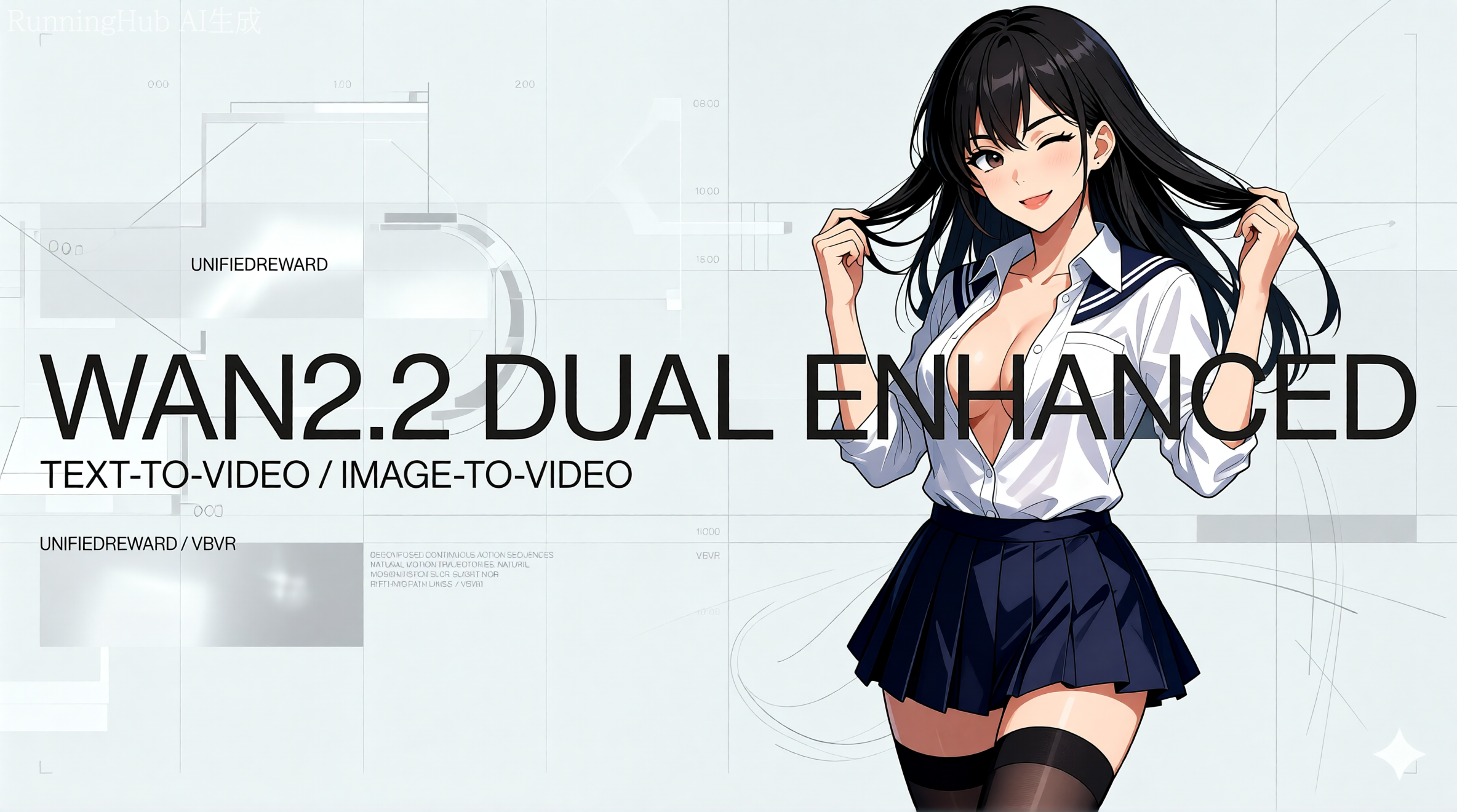 Wan2.2双增强：UnifiedReward让文生视频更符合审美预期，VBVR让图生视频更符合真实运动逻辑