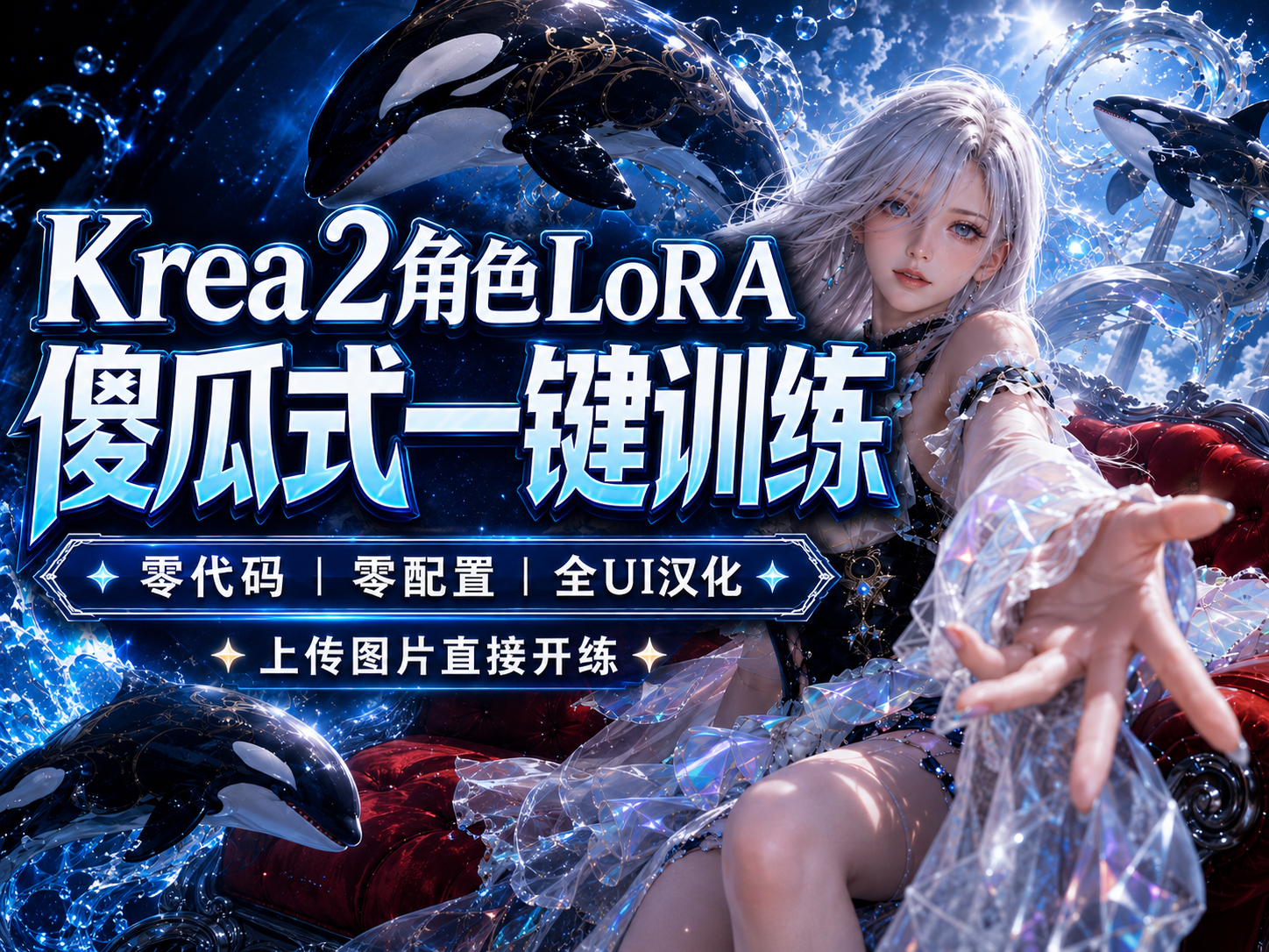 Krea 2 角色 LoRA 一键训练器