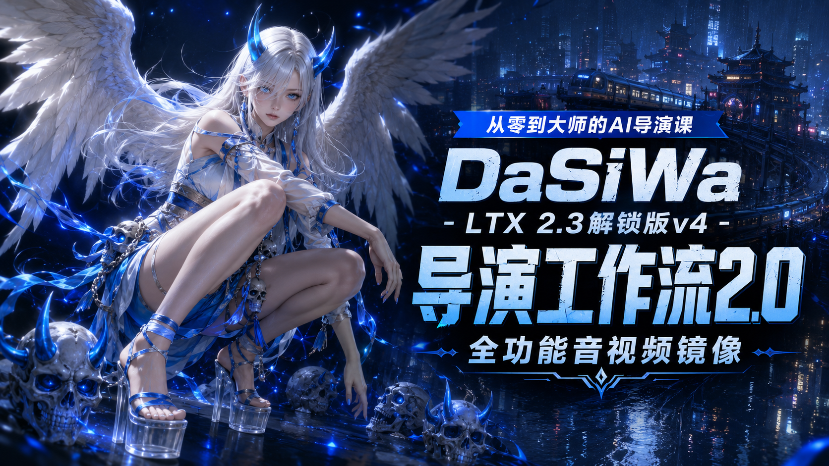 DaSiWa LTX 2.3解锁版v4|导演工作流2.0全功能音视频镜像