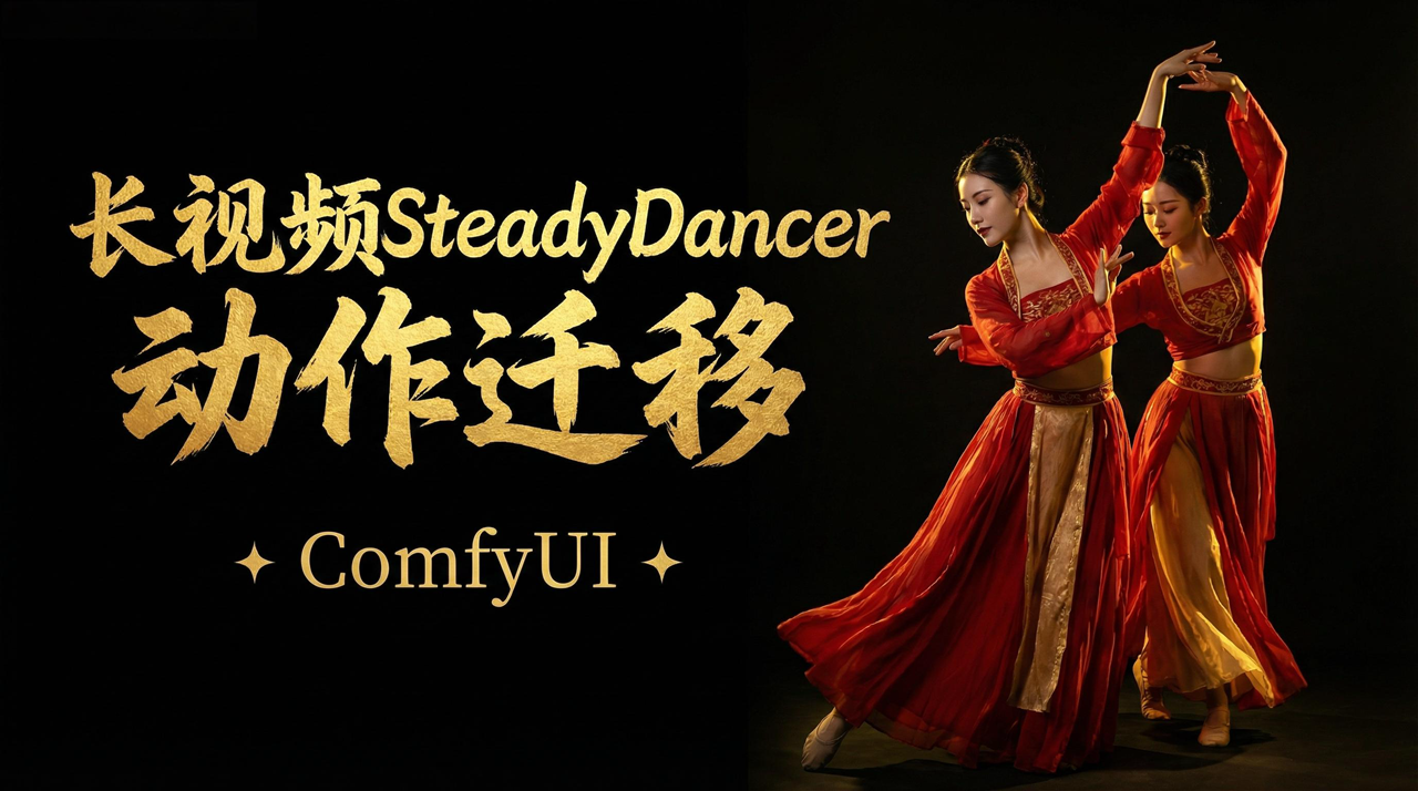 长视频SteadyDancer动作迁移