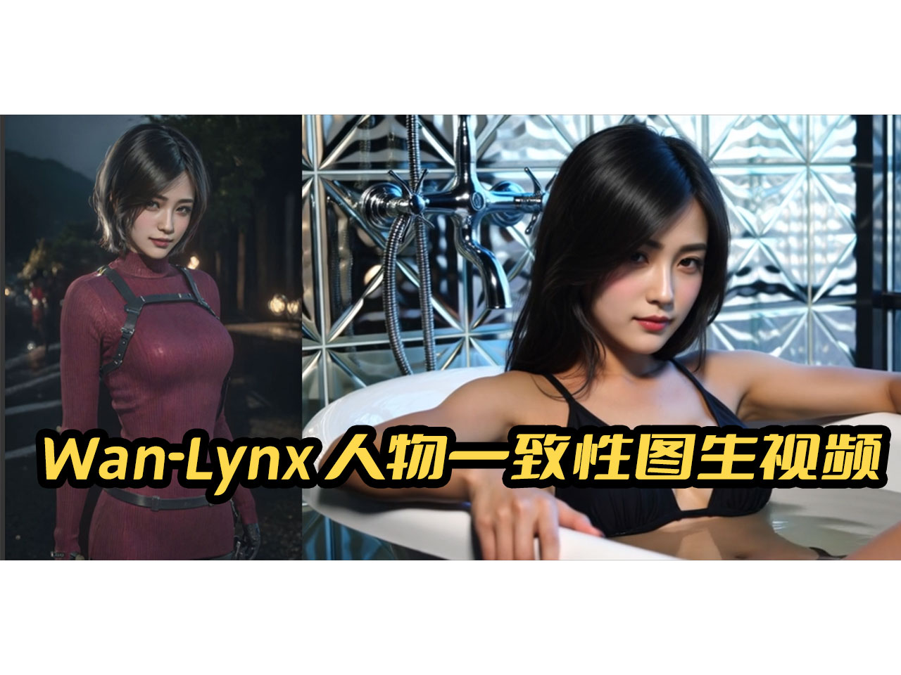 Wan-Lynx 面部信息迁移图生视频+人脸一致性保持
