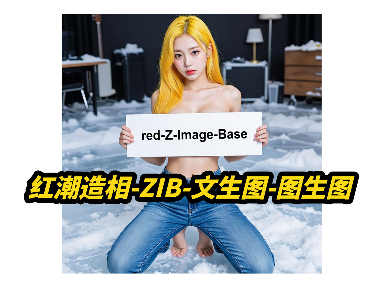 red-Z-Image-Base,15步采样,自定义分辨率,文生图,图生图,自动提示词,批量任务