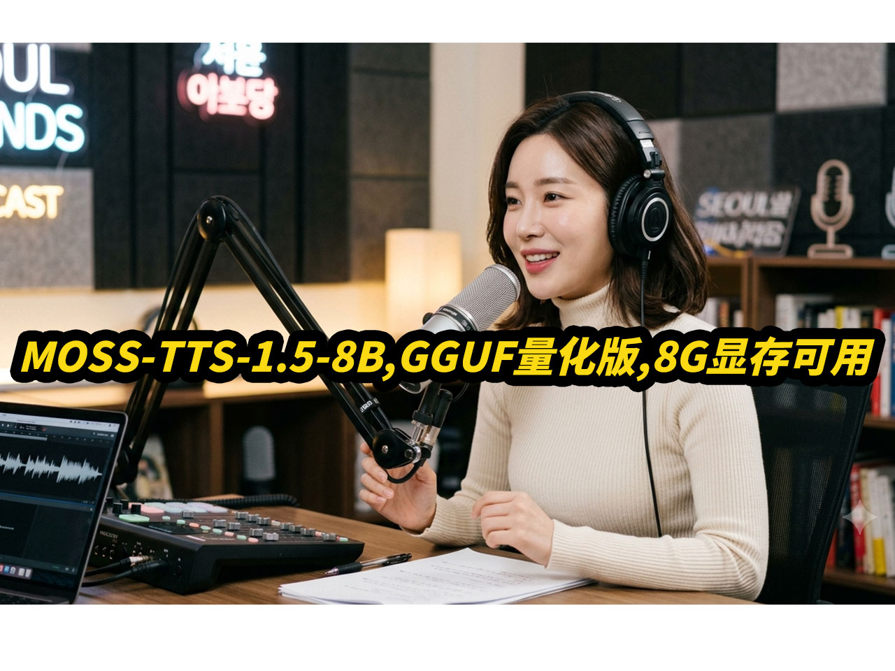 MOSS-TTS-1.5-8B,GGUF量化版,8G显存可用,TTS,接口api使用,文字转语音,支持超长文本,声音克隆