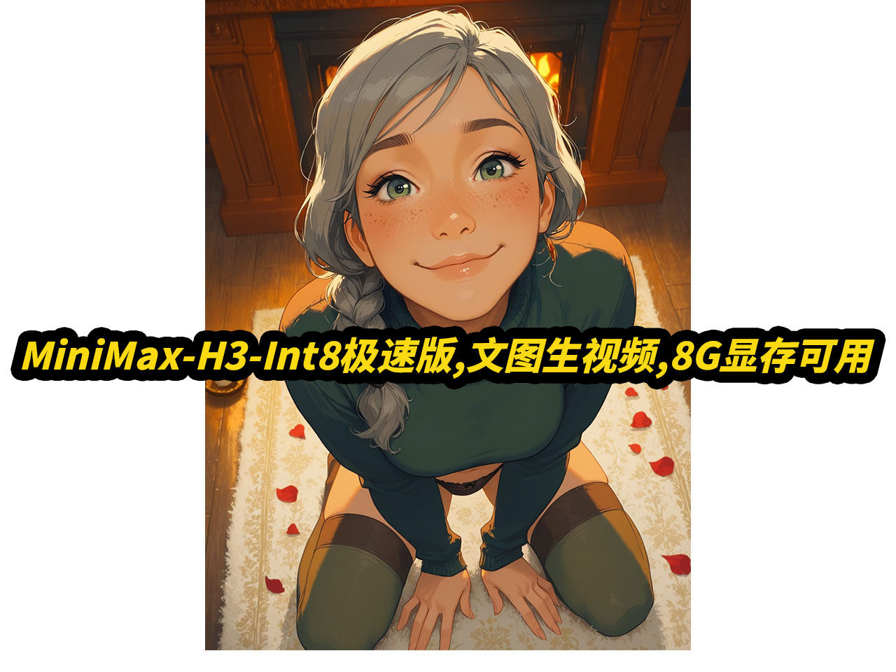 MiniMax-H3-Int8Convrot极速版,文图生视频,8G显存可用,自动补帧,25步采样,自定义分辨率,自适应端口,自动提示词,首尾帧,批量任务队列