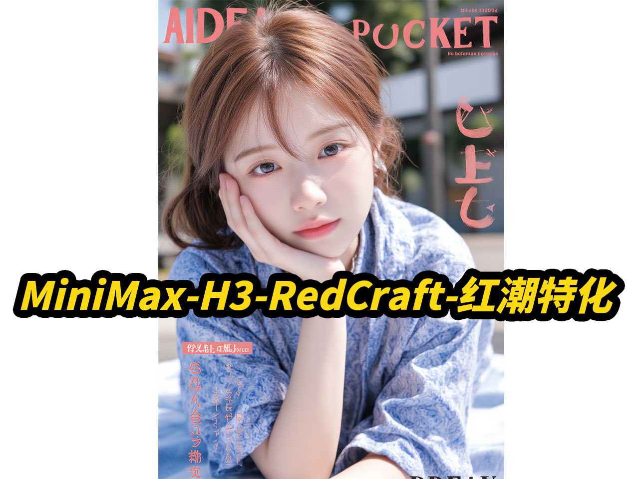 MiniMax-H3-RedCraft-红潮特化,数字人,多图参考,文图生视频,8G显存可用,自动补帧,超分放大,首尾帧