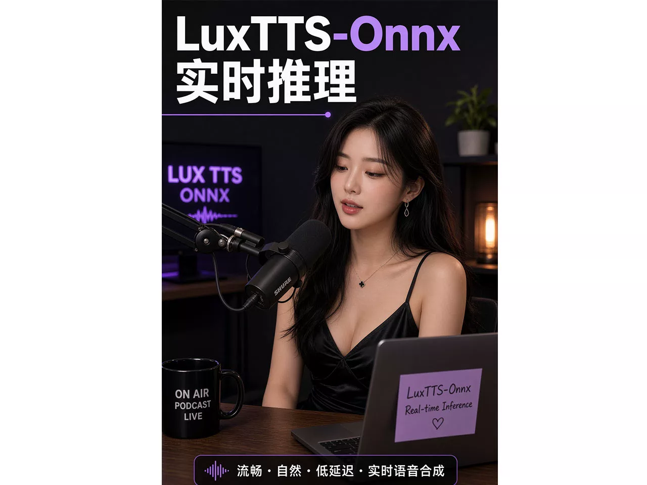 LuxTTS-Onnx,实时推理