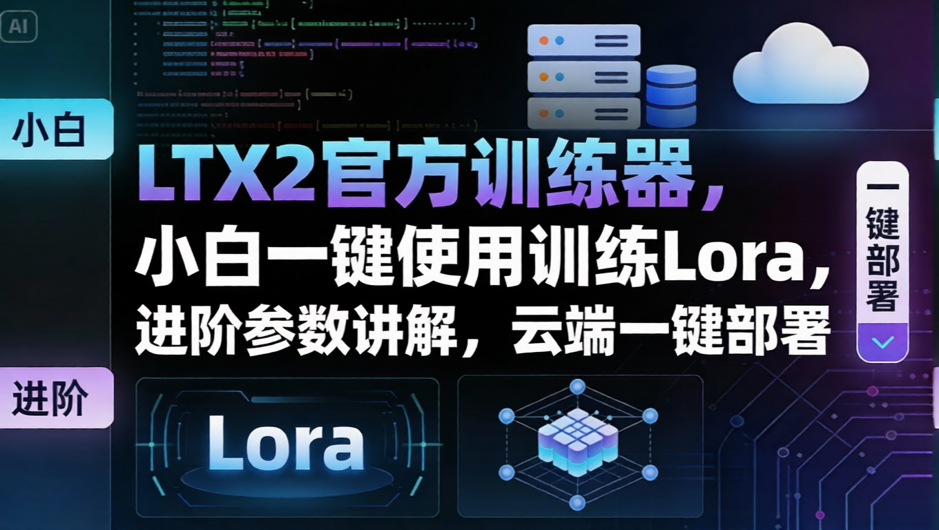 LTX2官方训练器Lora训练