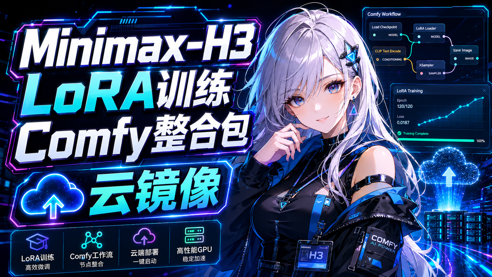 Minimax-H3的Lora训练和Comfy整合包