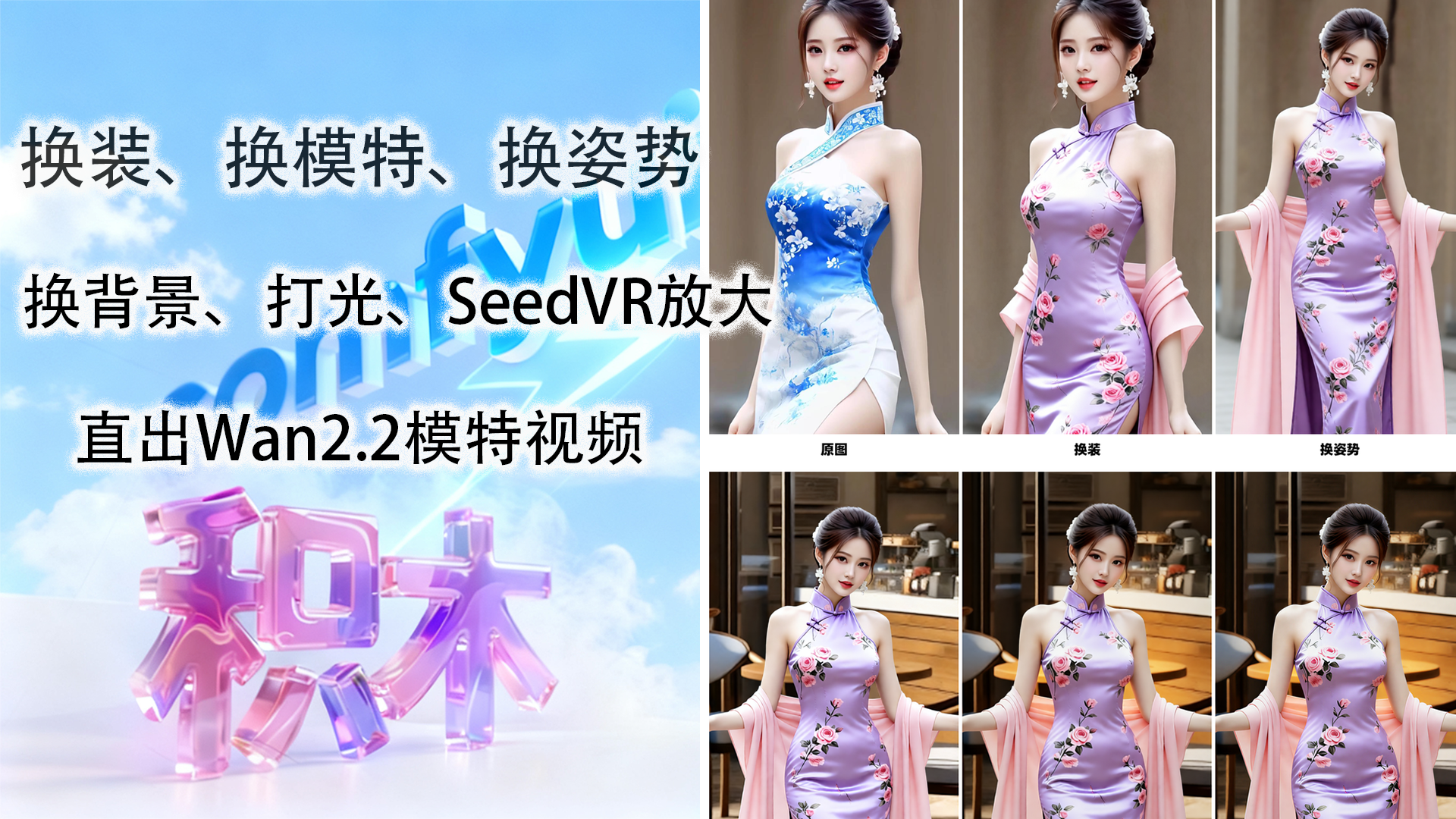 电商换装到视频-全流程