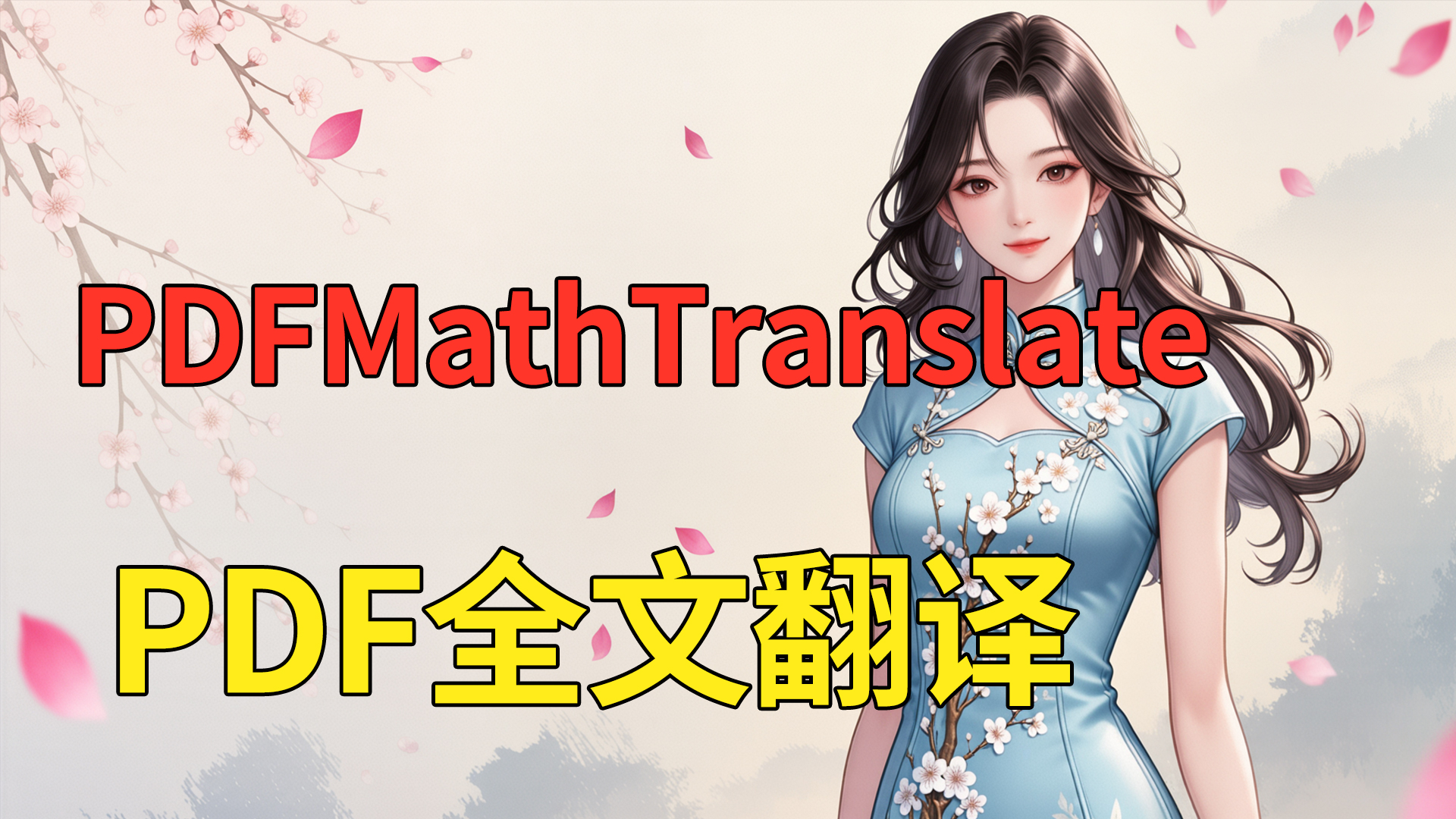 PDFMathTranslate-next基于 AI 完整保留排版的 PDF 文档全文双语翻译
