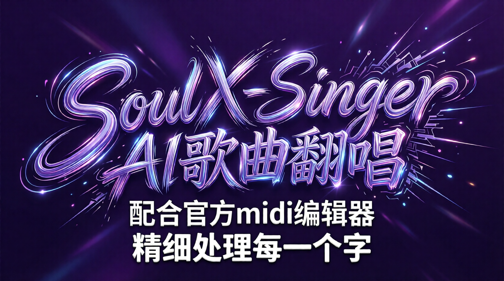 SoulX-Singer歌曲翻唱 带官方Midi编辑器