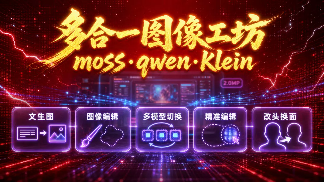moss+qwen+klein图像工坊