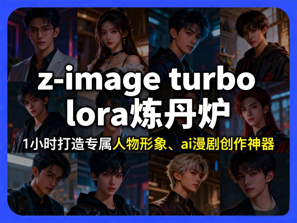 z-image-turbo lora炼丹炉ai-toolkit lora模型训练器
