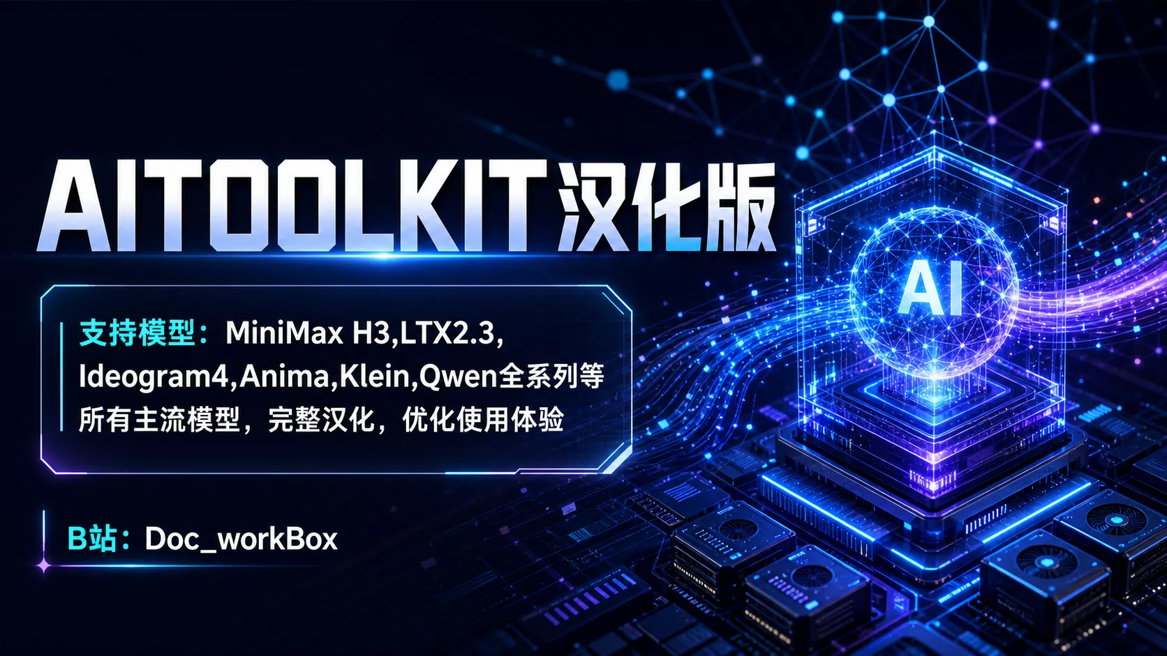 AiToolKit汉化版 - Doc_workBox发布的AI模型镜像，标签：Lora训练、Qwen-image、Wan