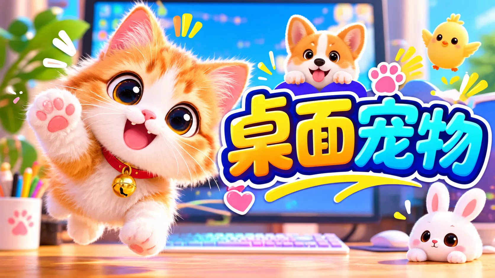 透明背景视频Wan-Alpha桌面宠物