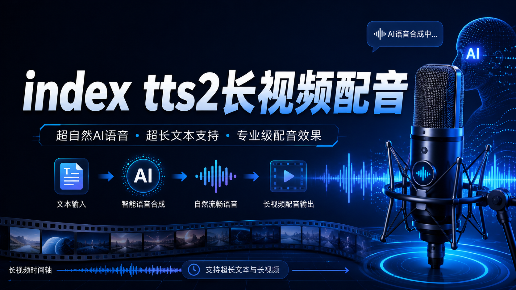 Index TTS2长视频配音