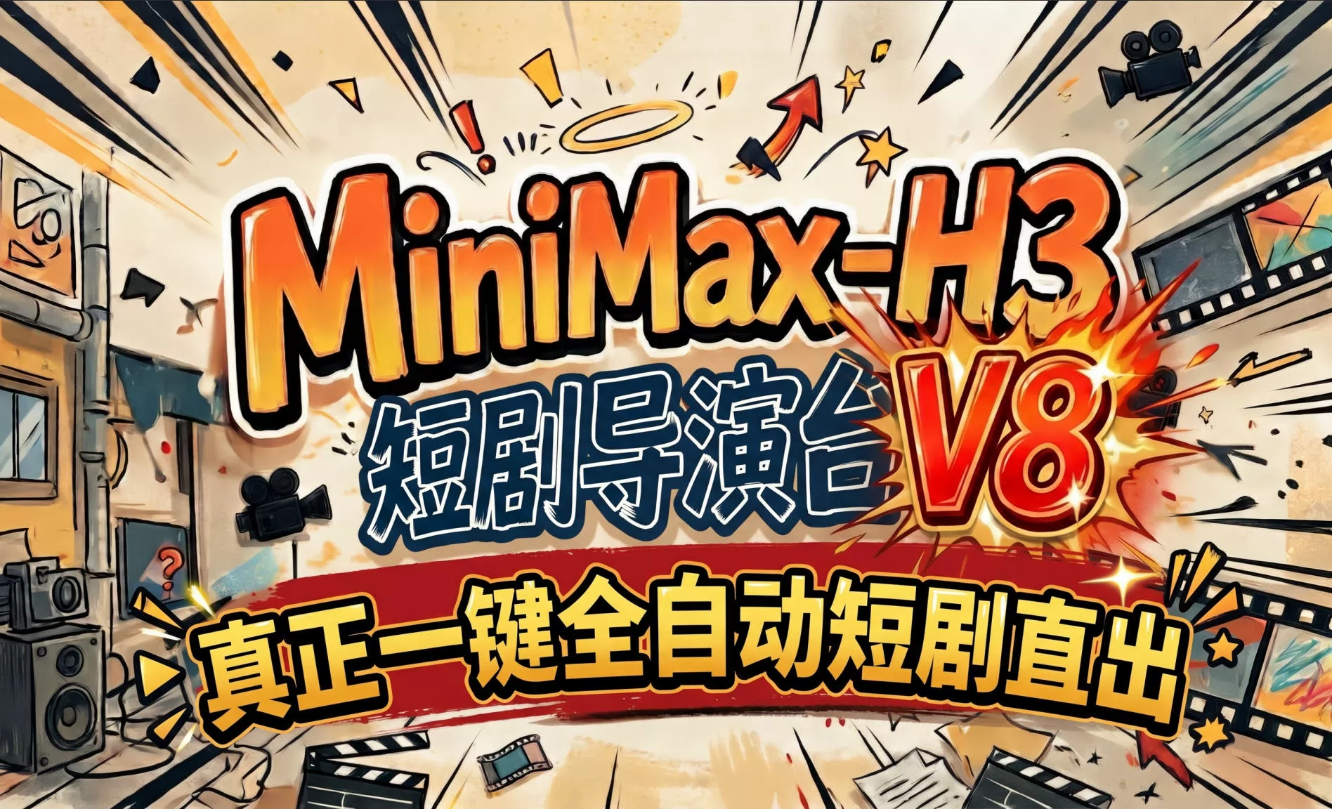 机智罗-MiniMax-H3一键漫剧生成 - 机智罗_LX发布的AI模型镜像，标签：AI漫剧、MiniMax、视频生成