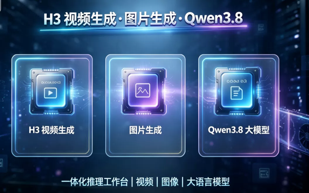 H3视频图片生成Qwen3.8推理工作台 - 剧影工坊发布的AI模型镜像，标签：AI漫剧、MiniMax、图片生成