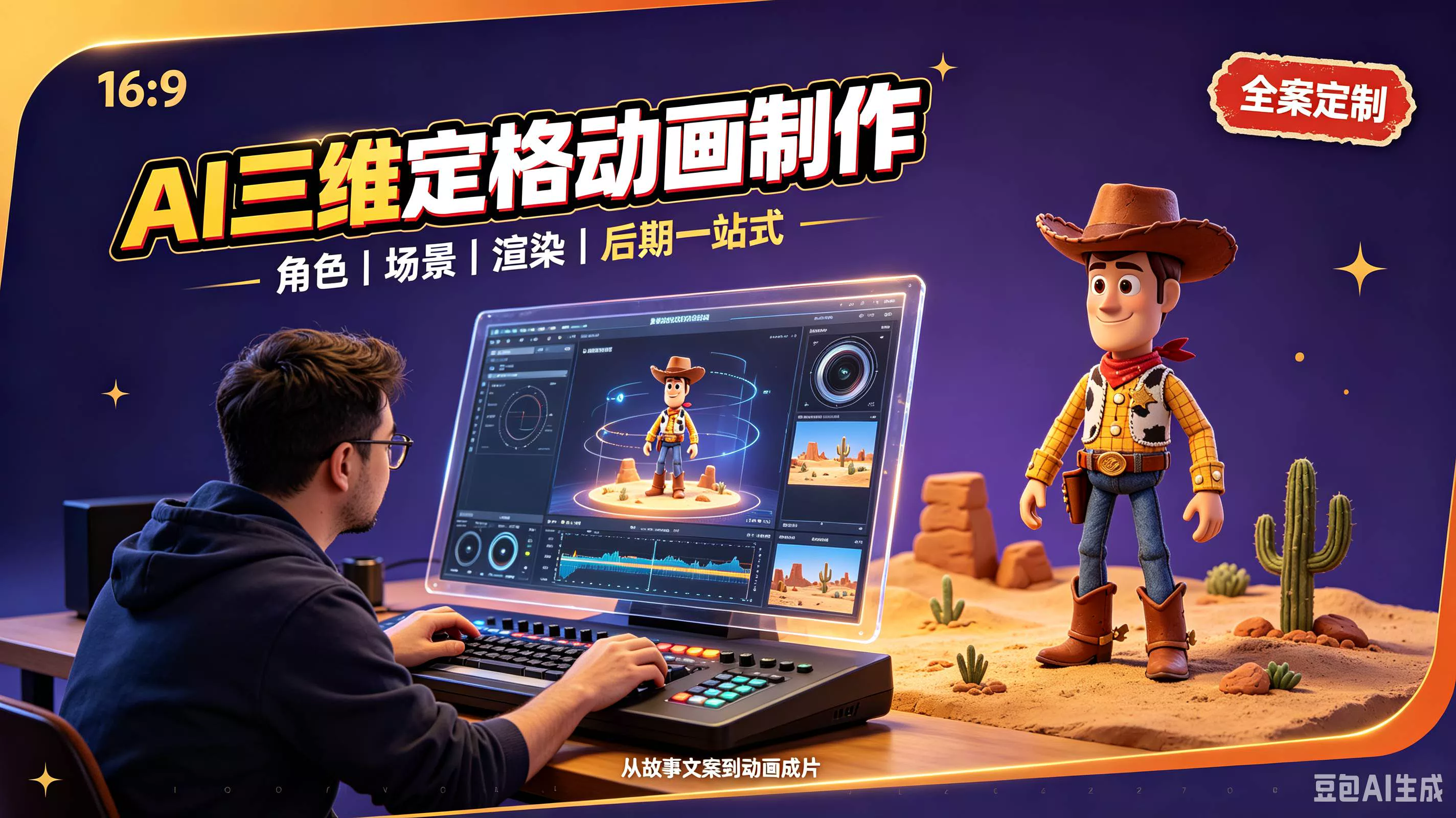 miniH3导演台 - dwight发布的AI模型镜像，标签：ComfyUI、MiniMax、视频编辑